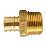 Apollo3/4 in. Brass PEX-B Barb x 3/4 in. Male Pipe Thread Adapter (APXMA3434)