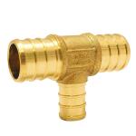 Apollo3/4 in. x 3/4 in. x 1/2 in. Brass PEX-B Barb Reducing Tee (APXT343412)