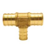 Apollo3/4 in. x 3/4 in. x 1/2 in. Brass PEX-B Barb Reducing Tee (APXT343412)