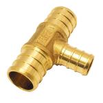 Apollo3/4 in. x 3/4 in. x 1/2 in. Brass PEX-B Barb Reducing Tee (APXT343412)