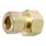 Everbilt1/2 in. x 3/8 in. Female OD Compression Brass Reducing Coupling Fitting (800899)