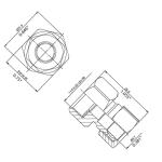 Everbilt1/2 in. x 3/8 in. Female OD Compression Brass Reducing Coupling Fitting (800899)