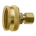 Everbilt3/4 in. FHT x 1/4 in. O.D. Compression Brass Adapter Fitting (801789)