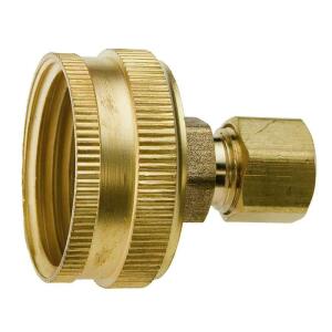 Everbilt3/4 in. FHT x 1/4 in. O.D. Compression Brass Adapter Fitting (801789)