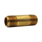 Everbilt1/4 in. x 1-1/2 in. MIP Brass Nipple Fitting (802569)