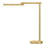 Hampton Bay 22-inch Modern Gold Table Lamp with Integrated LED and Swivel Head for Indoor Use