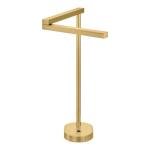 Hampton Bay 22-inch Modern Gold Table Lamp with Integrated LED and Swivel Head for Indoor Use