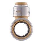 SharkBiteMax 3/4 in. x 3/4 in. x 1/2 in. Push-to-Connect Brass Reducing Tee Fitting (UR412A)