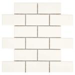 Daltile Restore Bright White 12 in. x 12 in. x 6.35 mm Ceramic Mosaic Wall Tile (0.83 sq. ft./Each) (RE1524BWHD1P2)