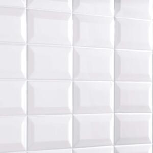 DaltileRestore 3 in. x 6 in. Ceramic Bevel Bright White Subway Tile (0.125 sq. ft./ Each) (RE1536MODBHD1P4)