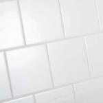 DaltileRestore Bright White 6 in. x 6 in. Ceramic Wall Tile (12.50 sq. ft./case) (RE1566HD1P4)