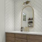 Daltile Restore Bright White 1/2 in. x 12 in. Glazed Ceramic Jolly Trim Tile (0.04 sq. ft./each) (RE15S1/212CC1P2)