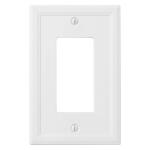 Hampton Bay1 Gang - Bright White GFCI Decorator Wall Plate (1 Pack) - SWP1103-18