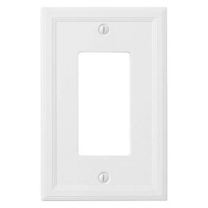 Hampton Bay1 Gang - Bright White GFCI Decorator Wall Plate (1 Pack) - SWP1103-18