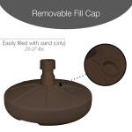 StyleWell Bronze Resin Patio Umbrella Base – Exclusive (US614037)