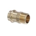 ViegaProPress 1 in. Press x 1 in. MPT Zero-Lead Bronze Adapter (77400)