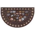 StyleWellHalf Round Stone 18 in. x 30 in. Door Mat (60730049818x30)