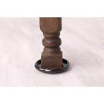 Everbilt 4-Pack of 2-1/2 in. Brown Metal Furniture Cups with Carpet Base for Hard Floors (49092)