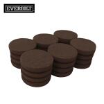 Everbilt 24-Pack 1-1/2 in. Brown Round Heavy Duty Self-Adhesive Furniture Pads (49876)