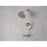 Delta Faryn Single-Handle 5-Spray Tub and Shower Faucet in Brushed Nickel (Valve Included)