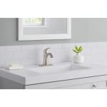 Glacier Bay Arnette Single Handle Single Hole Bathroom Faucet in Brushed Nickel (HD67095W-6404)