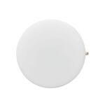 Hampton BayHanafin 9 in. Light Brushed Nickel Integrated LED Ceiling Flush Mount w/ Glass Shade and Pull Chain, Soft White (3000K) (CG3aA015CR1D30)