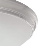 Hampton Bay Clifton 11 in. Selectable LED Flush Mount in Brushed Nickel (HUI8011L-5/BN)