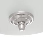 Hampton Bay Clifton 11 in. Selectable LED Flush Mount in Brushed Nickel (HUI8011L-5/BN)