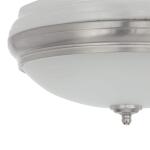 Hampton Bay Clifton 11 in. Selectable LED Flush Mount in Brushed Nickel (HUI8011L-5/BN)