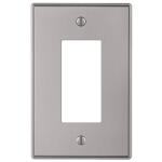 Hampton BayAnsley 1 Gang Rocker Metal Wall Plate - Brushed Nickel (70RBNHB)