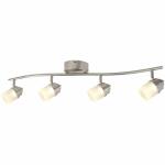 Hampton Bay 2.6 ft. 4-Light Brushed Nickel Integrated LED Track Lighting (HBT102527A-35)