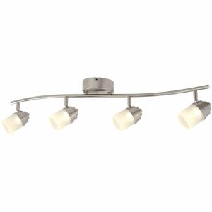 Hampton Bay2.6 ft. 4-Light Brushed Nickel Integrated LED Track Lighting (HBT102527A-35)