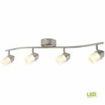 Hampton Bay 2.6 ft. 4-Light Brushed Nickel Integrated LED Track Lighting (HBT102527A-35)