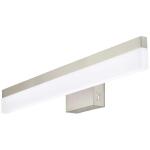 Hampton Bay Eldridge 24 in. 1-Light Brushed Nickel LED Bathroom Vanity Light Bar (21191)