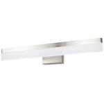 Hampton BayEldridge 24 in. 1-Light Brushed Nickel LED Bathroom Vanity Light Bar (21191)