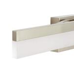 Hampton BayEldridge 24 in. 1-Light Brushed Nickel LED Bathroom Vanity Light Bar (21191)