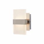 Home Decorators CollectionAlberson 5 in. Brushed Nickel 2-Light LED Sconce (28616-HBUR)