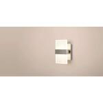 Home Decorators CollectionAlberson 5 in. Brushed Nickel 2-Light LED Sconce (28616-HBUR)