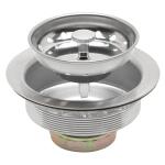 Glacier Bay3/4 in. Standard Post Sink Strainer in Brushed Steel (7043-103BS)