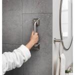 Glacier Bay 9 inch Grab Bar in Brushed Stainless Steel