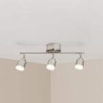 Hampton Bay 19 in. 3-Light Brushed Steel Integrated LED Track Lighting Kit (21129-002)