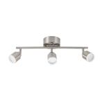 Hampton Bay 19 in. 3-Light Brushed Steel Integrated LED Track Lighting Kit (21129-002)