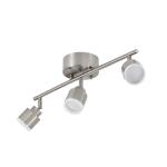 Hampton Bay19 in. 3-Light Brushed Steel Integrated LED Track Lighting Kit (21129-002)