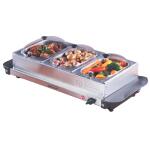 Brentwood 3 Pan Buffet Server and Warming Tray