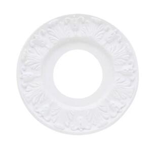 10 in. White Victorian Ceiling Medallion