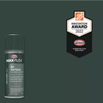 GLIDDEN MAX FLEX - 12 oz. Satin Dark As Night Interior/Exterior All Surface Spray Paint and Primer