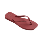 Havaianas Women's Slim Square Logo Purple SoilPop Up FLip Flops Size 6