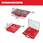 MilwaukeePACKOUT 11-Compartment Low-Profile Impact Resistant Portable Small Parts Organizer (48-22-8431)