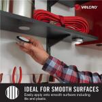 VELCRO4 in. x 2 in. Industrial Strength Strips in Black (2-Pack) (90199)