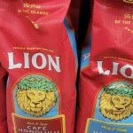 Lion Coffee, Hazelnut Flavor, Light Roast, Ground, 10 Ounce Bag 1 pack